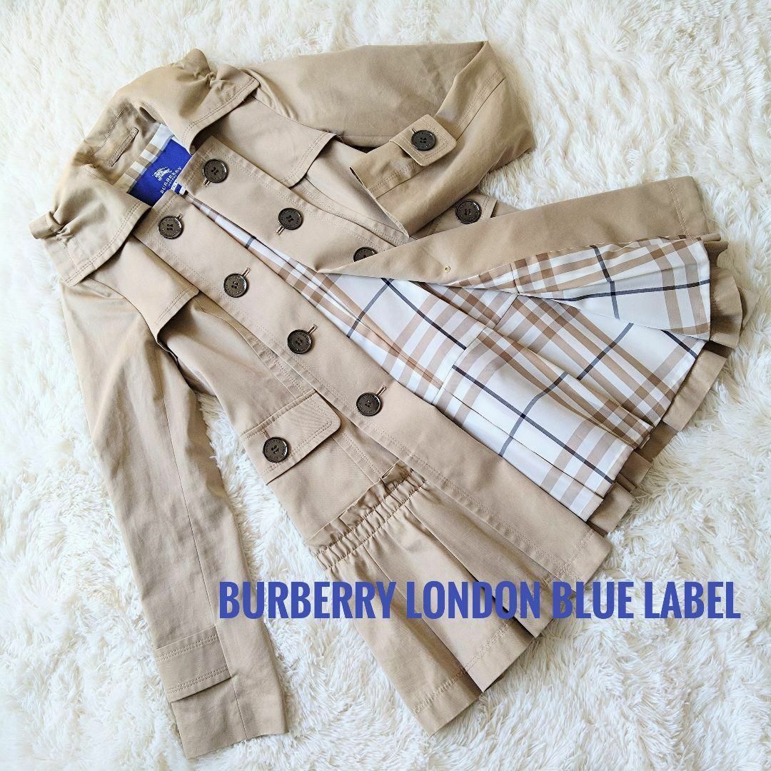 BURBERRY BLUE LABEL - バーバリーブルーレーベル トレンチコート 36