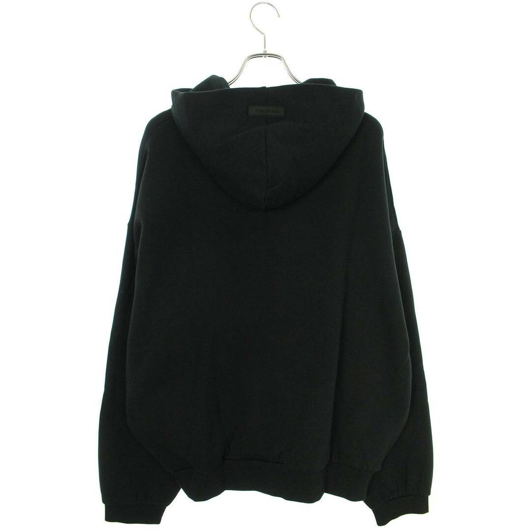 フォグ  ESSENTIALS Hoodie  Jet Black フロントロゴプルオーバーパーカー メンズ L