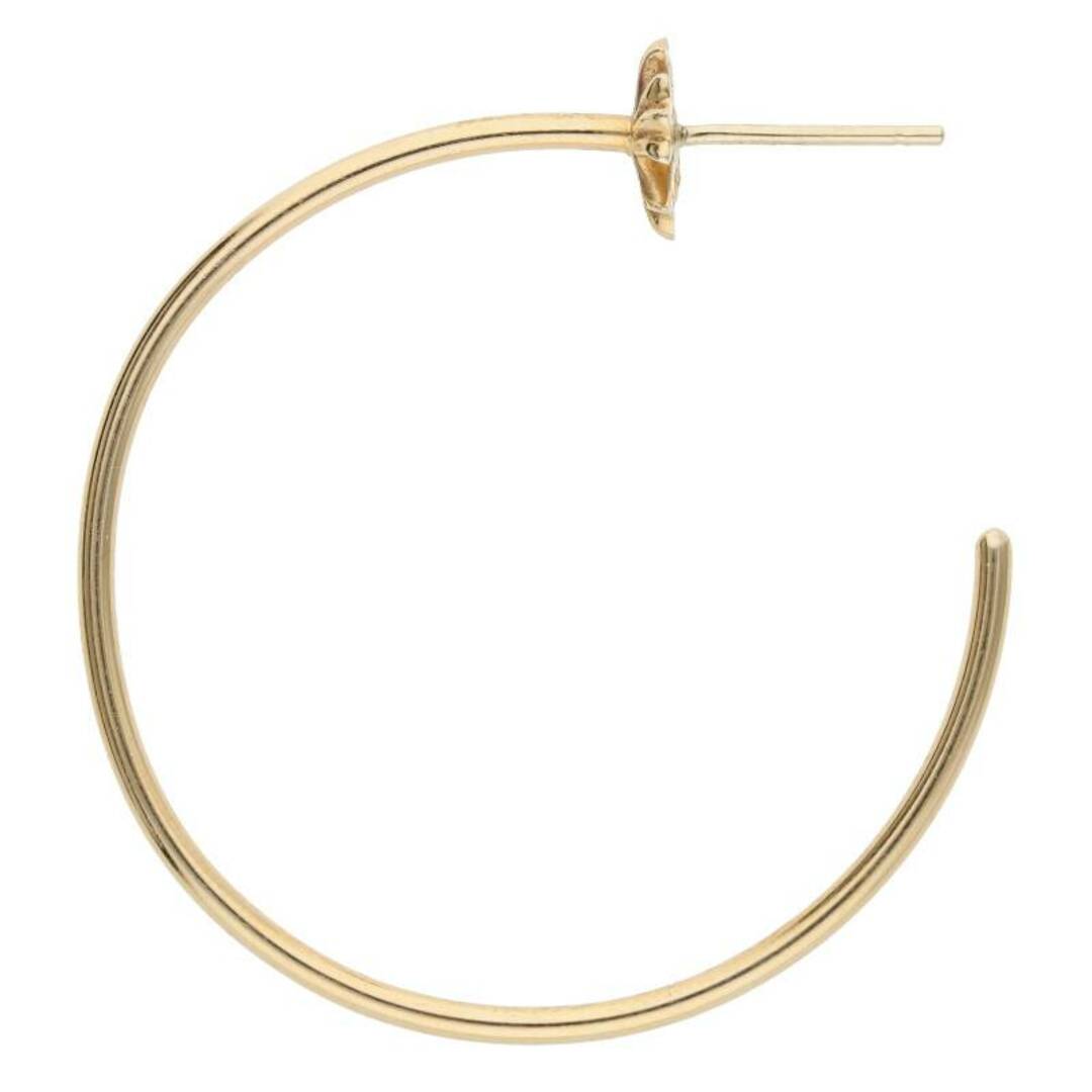 CHROME HEARTS クロムハーツ 22K HOOP CH PLS CHプラスフープ ゴールドピアス