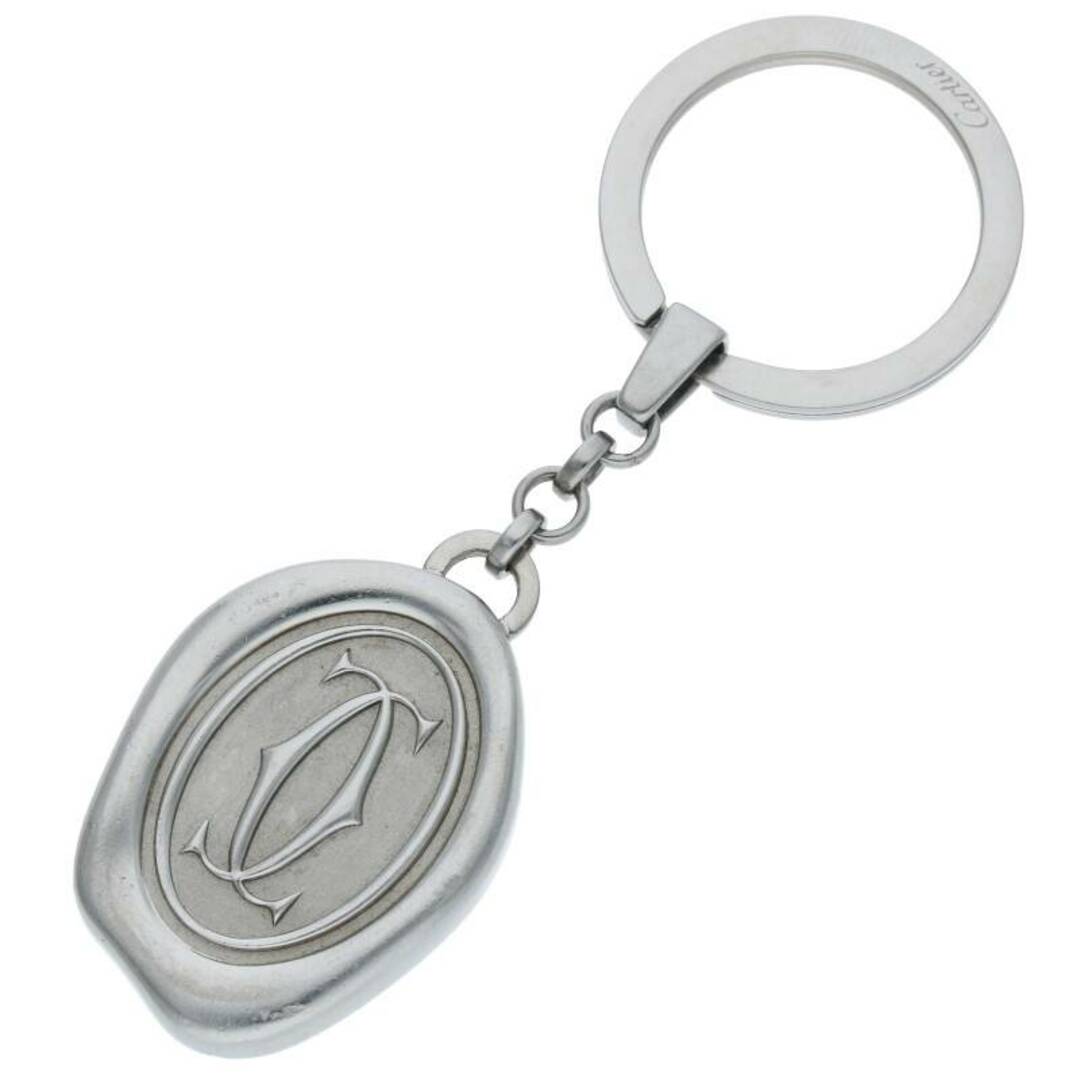 カルティエ SMALL GOODS STAINLESS KEY RING WITH WAX SEAL DECO カルティエ SMALL GOODS STAINLESS KEY RING WITH WAX SEAL DECO
