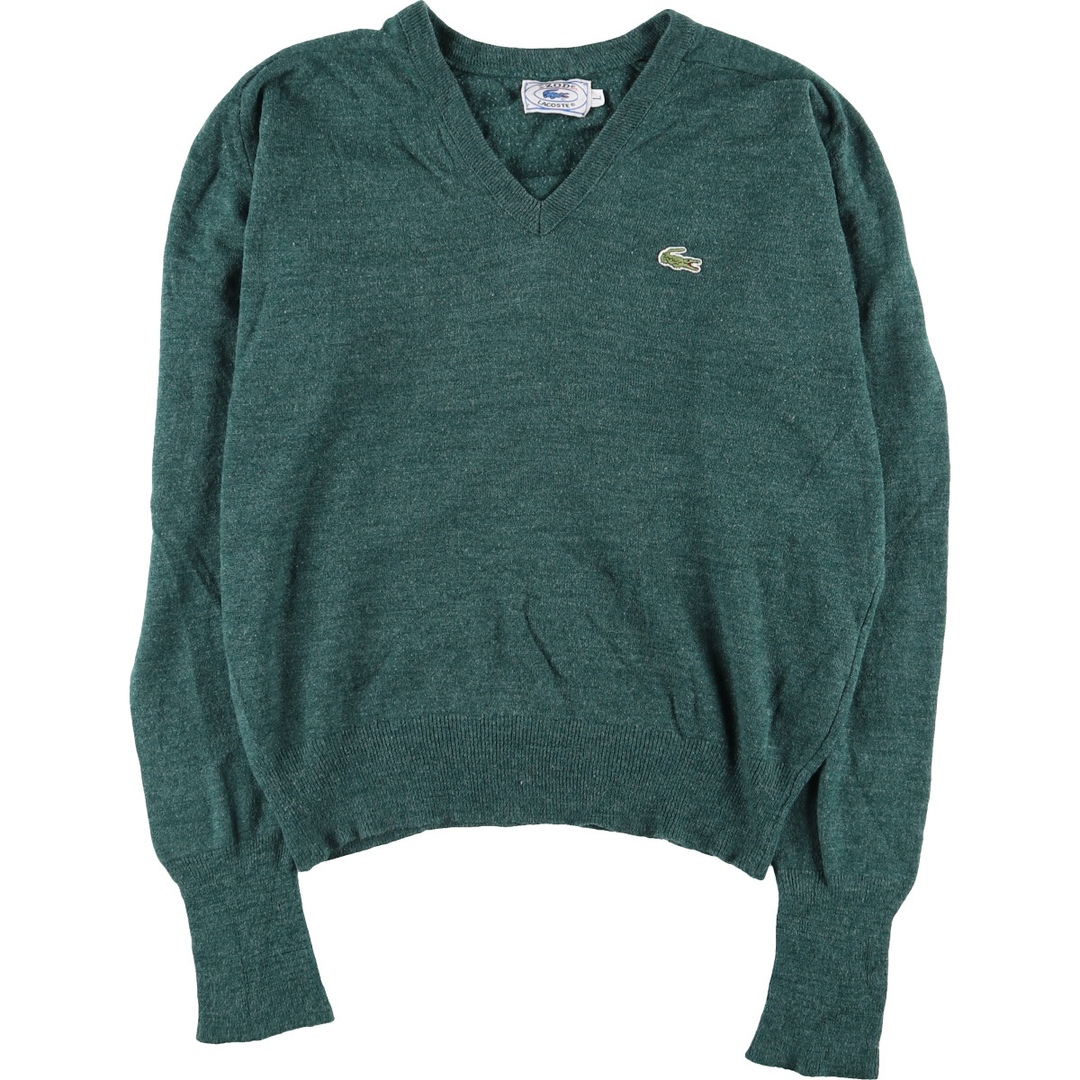 LACOSTE - 古着 70年代~80年代 ラコステ LACOSTE IZOD Vネック