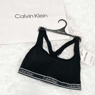 カルバンクライン(Calvin Klein)の《大人気》　カルバンクライン　ブラレット　Mサイズ　黒　calvin klein(ブラ)