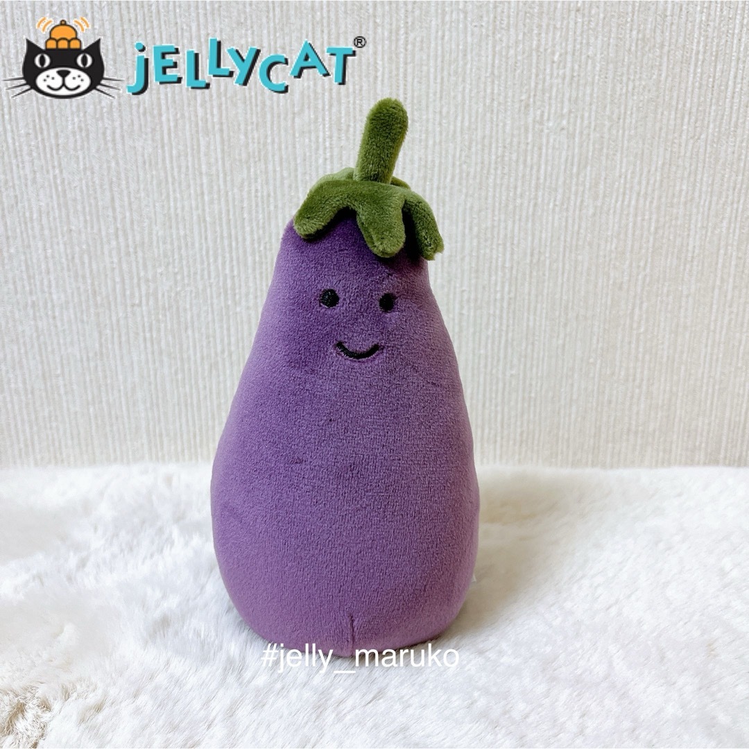 【新品】 ナス 茄子 ジェリーキャット jellycat バックチャーム