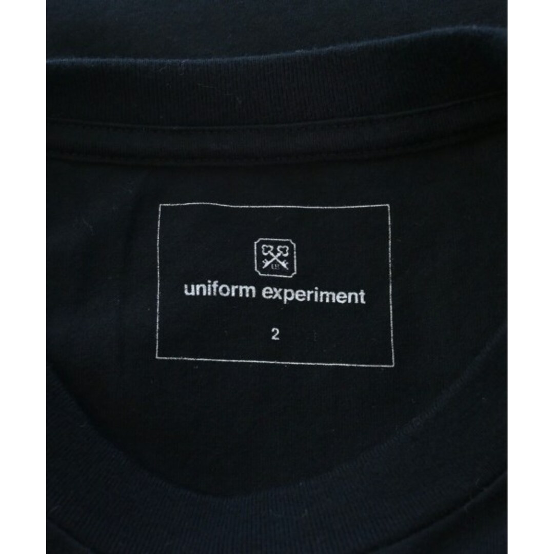 uniform experiment(ユニフォームエクスペリメント)のuniform experiment Tシャツ・カットソー 2(M位) 黒 【古着】【中古】 メンズのトップス(Tシャツ/カットソー(半袖/袖なし))の商品写真