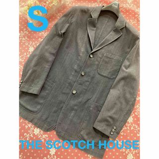 ザスコッチハウス(THE SCOTCH HOUSE)の✨美品✨THE SCOTCH HOUSE リネンブレンドジャケット☆S☆(テーラードジャケット)