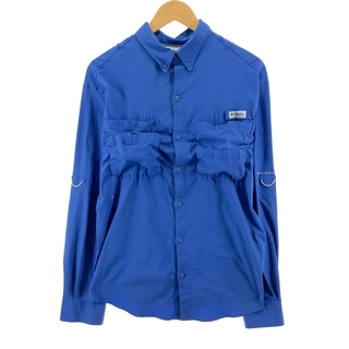 コロンビア(Columbia)の古着 コロンビア Columbia PFG 長袖 ボタンダウン フィッシングシャツ メンズL /eaa378327(シャツ)