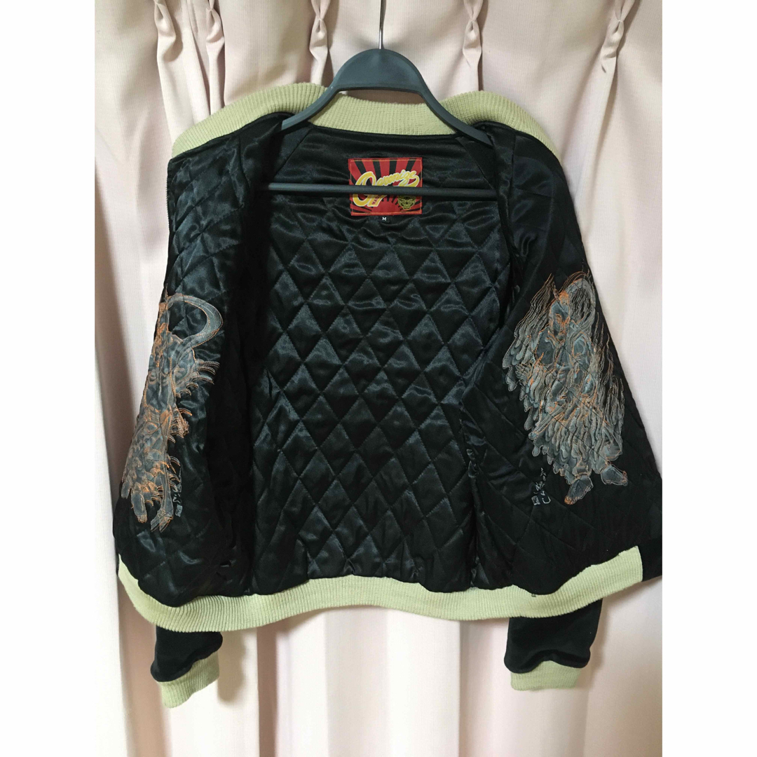 彫よし　スカジャン　別珍　M 刺青　タトゥー　彫師　東洋 メンズのジャケット/アウター(スカジャン)の商品写真