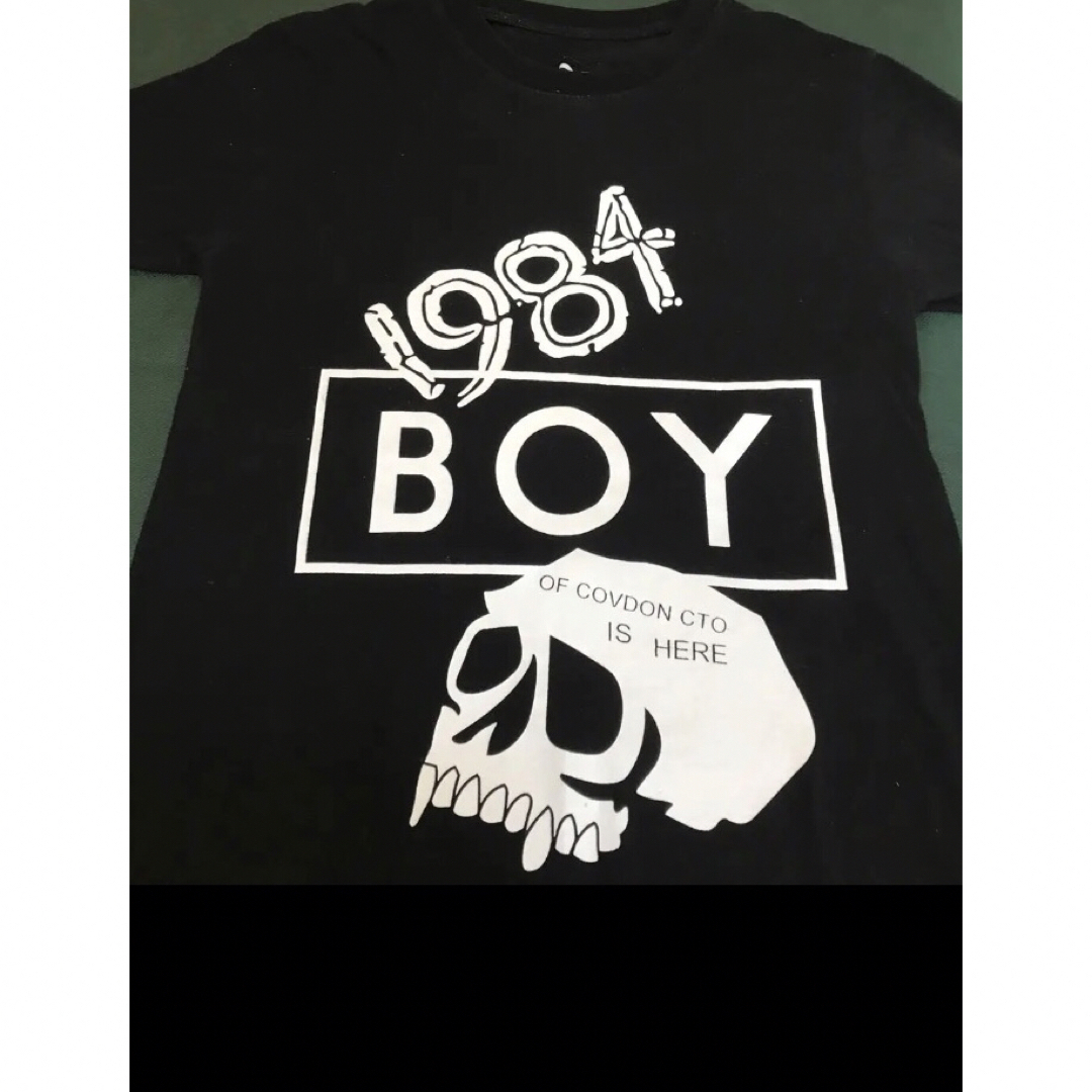 Boy London(ボーイロンドン)のBOY LONDN. Tシャツ  黒　ロゴ　1884BOY スカル メンズのトップス(Tシャツ/カットソー(半袖/袖なし))の商品写真