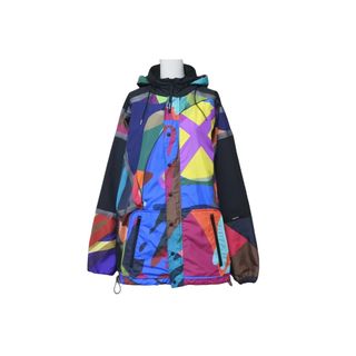 サカイ(sacai)の極美品 Sacai サカイ ジャケット カウズ パッカブル ブルゾン 21AW マルチカラー サイズ2 ポリエステル 21-02563M 中古 55536(その他)