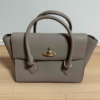 ヴィヴィアンウエストウッド(Vivienne Westwood)のVivienne Westwood ハンドバッグ　ベージュ　サフィアーノ(ハンドバッグ)