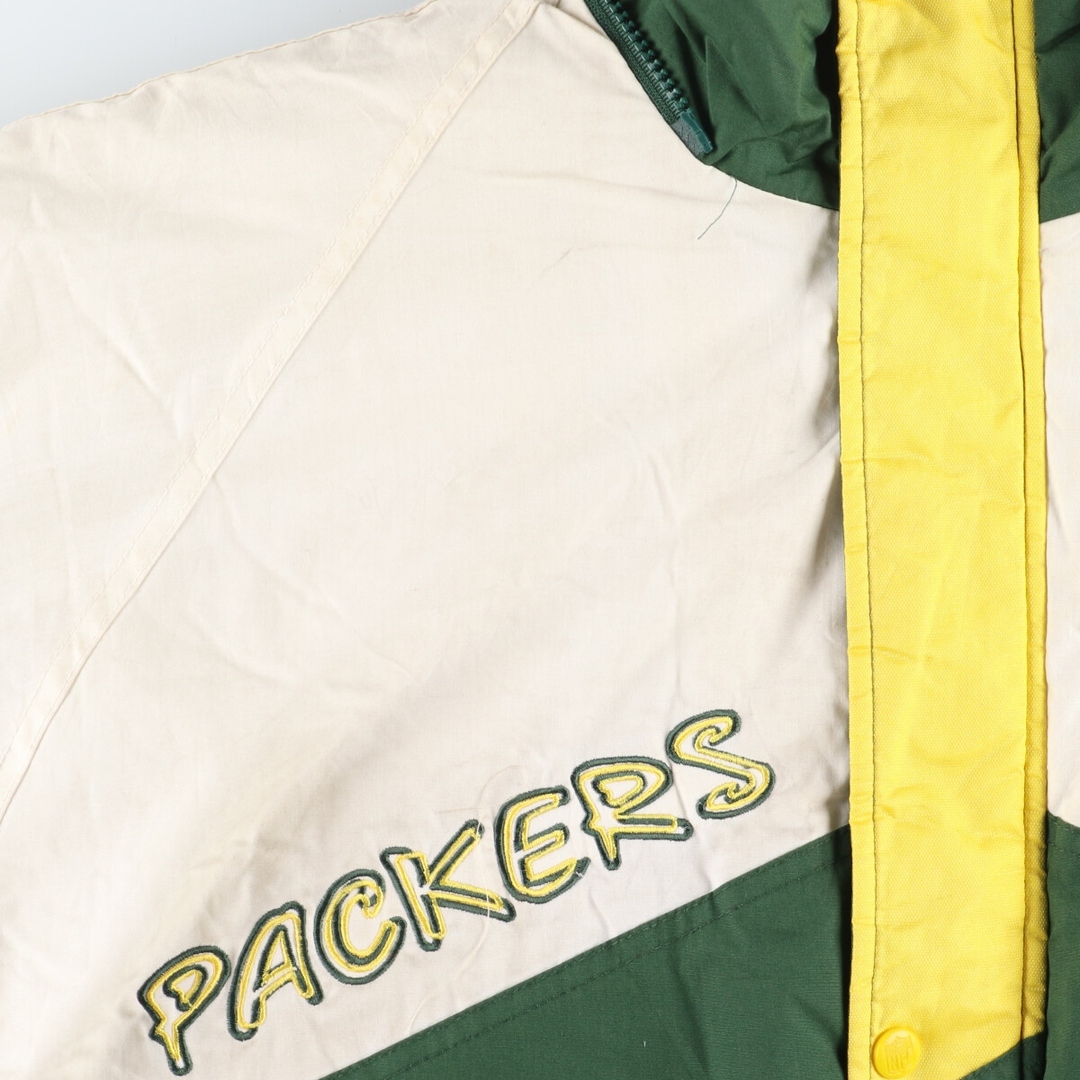 -ランクPRO PLAYER NFL GREEN BAY PACKERS グリーンベイパッカーズ バックロゴ 中綿ジャケット メンズXL /eaa377838