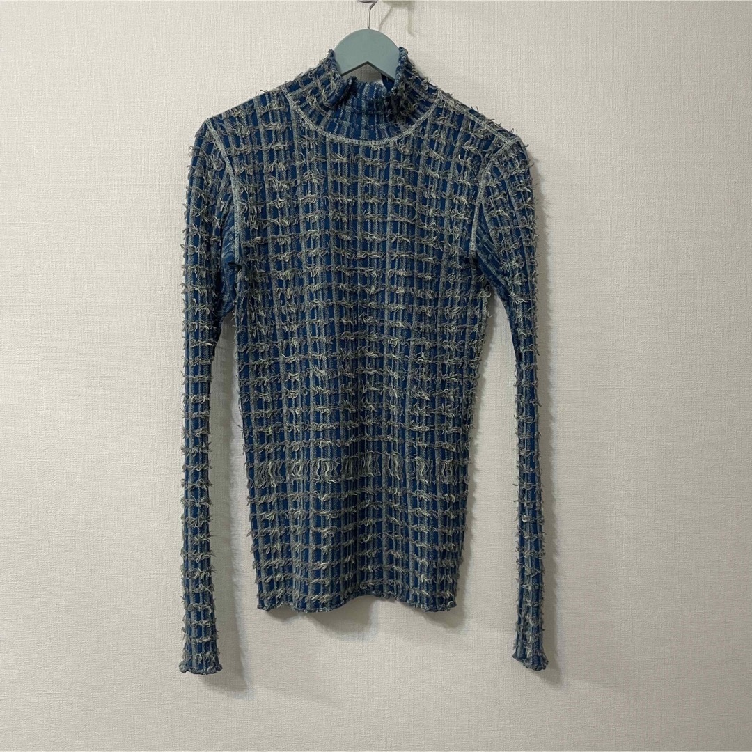 LE CIEL BLEU(ルシェルブルー)のIRENE Cut yarn knit Tops  アイレネ カットヤーンニット レディースのトップス(ニット/セーター)の商品写真