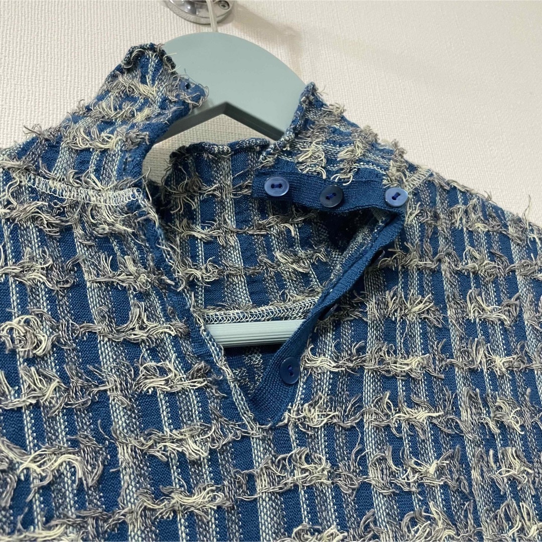 LE CIEL BLEU IRENE CUT YARN KNIT ブルー新品