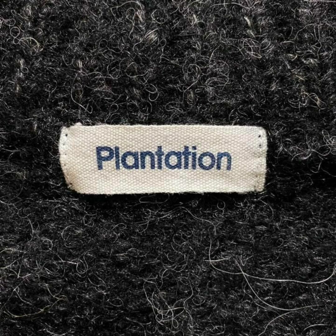 Plantation プランテーション アルパカウールニットジャケット グレー