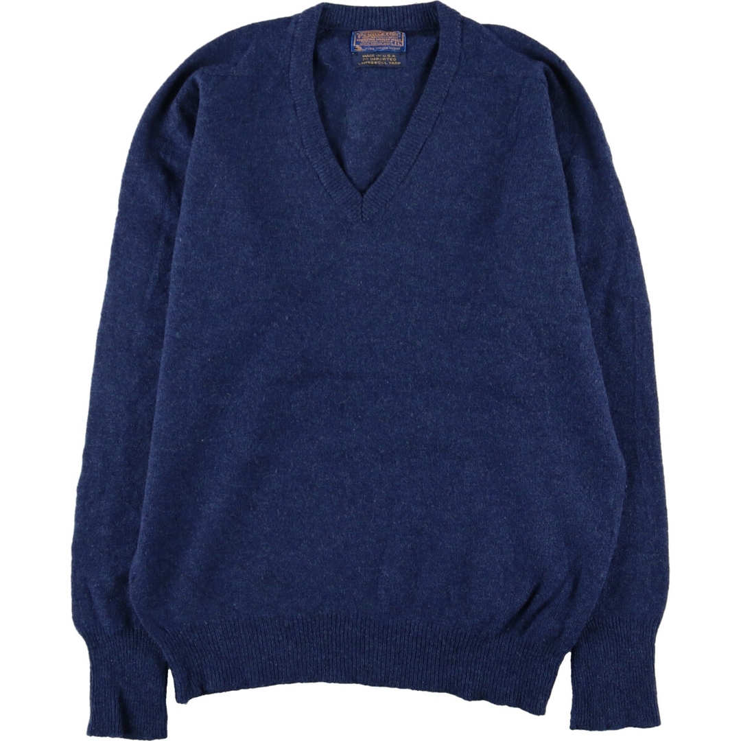 PENDLETON - 古着 70年代 ペンドルトン PENDLETON Vネック ウール