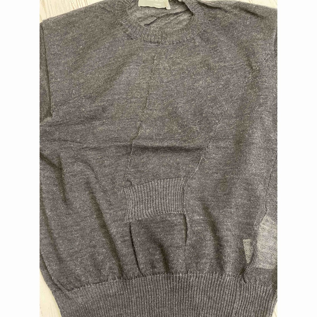 COMME des GARCONS HOMME - コムデギャルソンオム 薄手ニット ブラック
