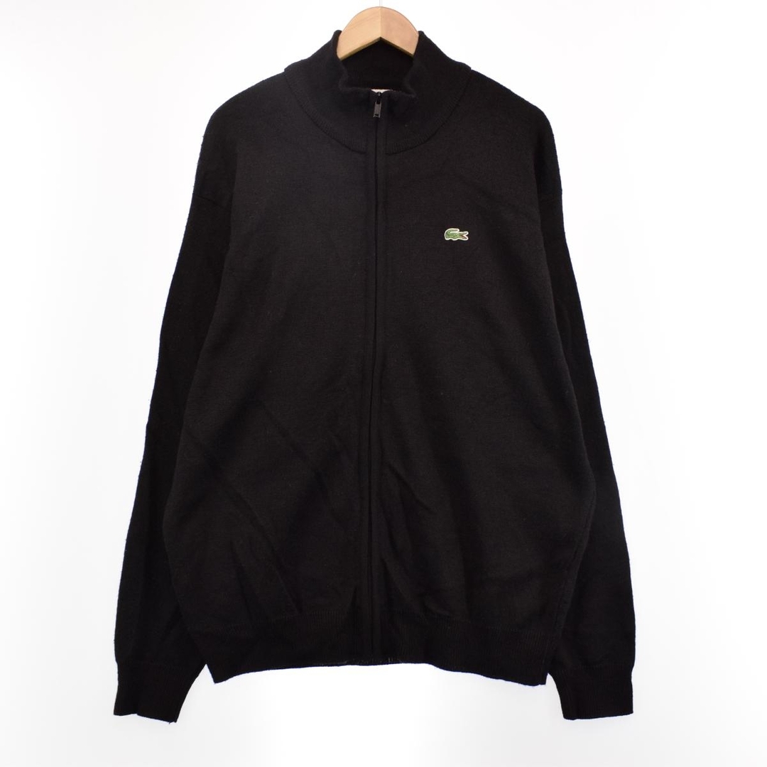 LACOSTE(ラコステ)の古着 ラコステ LACOSTE SPORT ウールニットフルジップセーター メンズXL /eaa365166 メンズのトップス(ニット/セーター)の商品写真