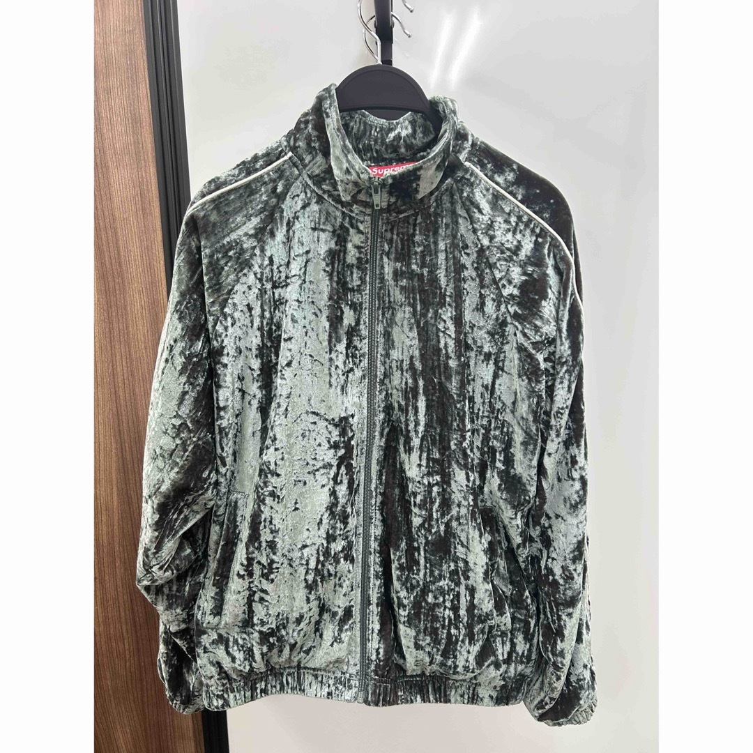 supreme velvet track jacket   sサイズ