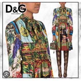 ドルチェアンドガッバーナ(DOLCE&GABBANA)の【専用】ドルガバ　ワンピース　ドレス(ひざ丈ワンピース)