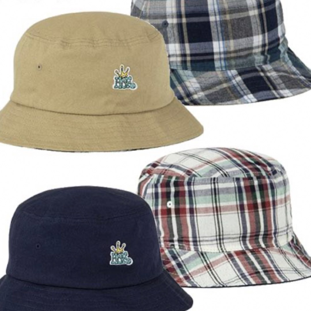 HUF(ハフ)のHUF CROWN REVERSIBLE BUCKET HAT  メンズの帽子(ハット)の商品写真