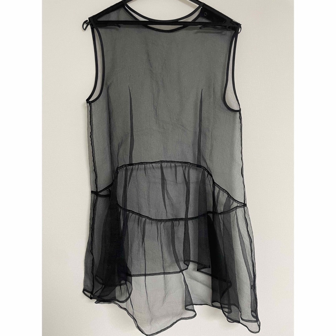 LE CIEL BLEU(ルシェルブルー)のOrganza Peplum Tops レディースのトップス(カットソー(半袖/袖なし))の商品写真