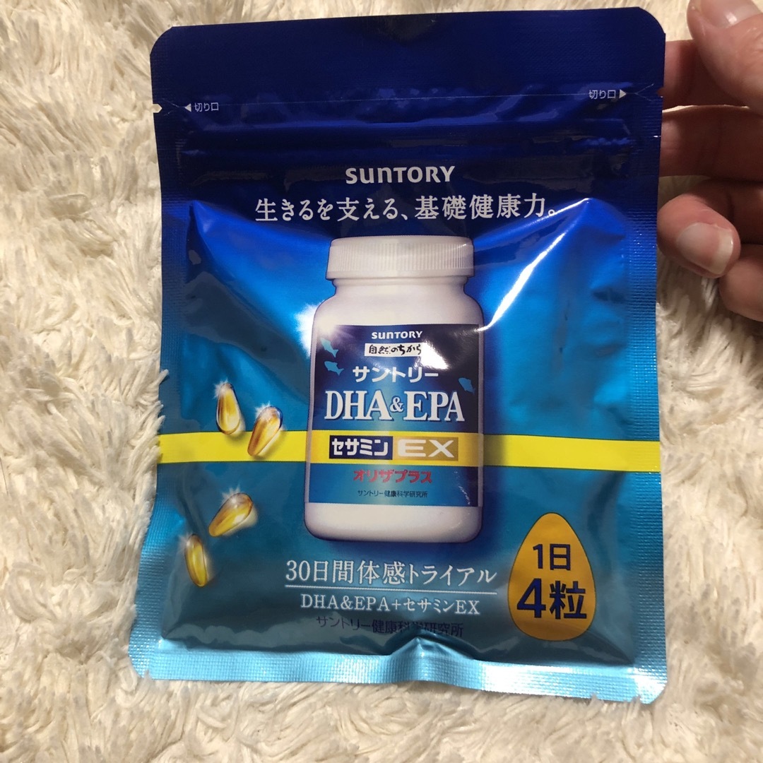 サントリー - サントリー DHA&EPA 120粒の通販 by みこと's shop ...