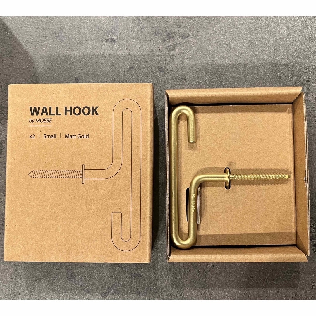 MOEBE WALL HOOK タオル掛け