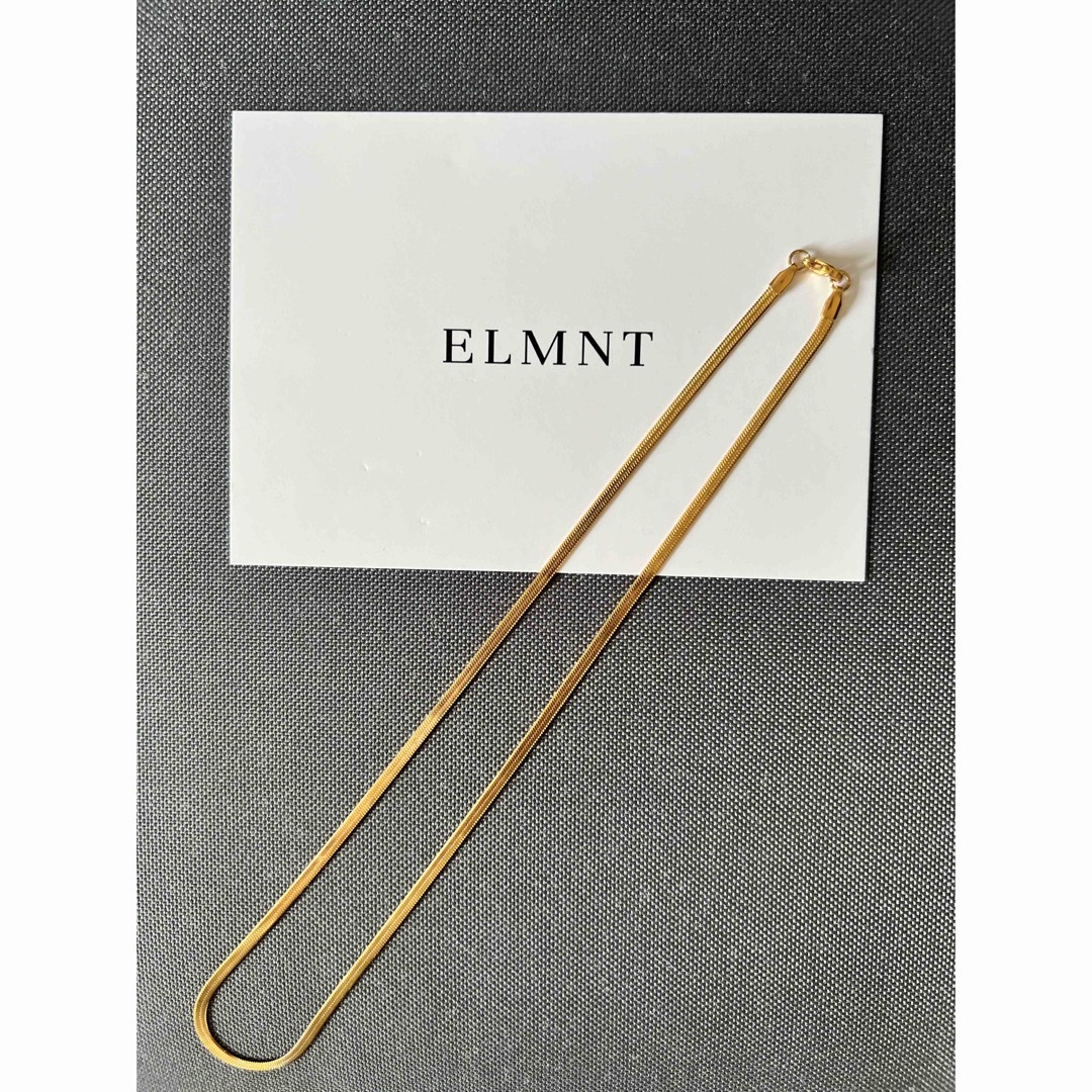 【ELMNT】スネークチェーンネックレス 18K 50cm 日本未入荷