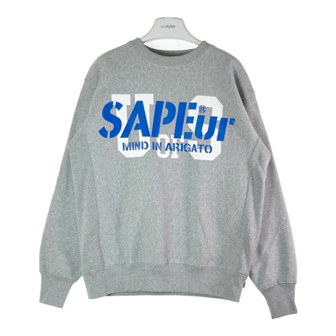 ★SAPEur サプール UofS TIGER SWEAT タイガー スウェット グレー sizeM