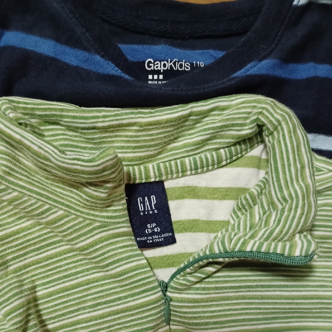 GAP Kids(ギャップキッズ)のGap kids  長袖トップス  110㎝ ２枚組 キッズ/ベビー/マタニティのキッズ服男の子用(90cm~)(Tシャツ/カットソー)の商品写真