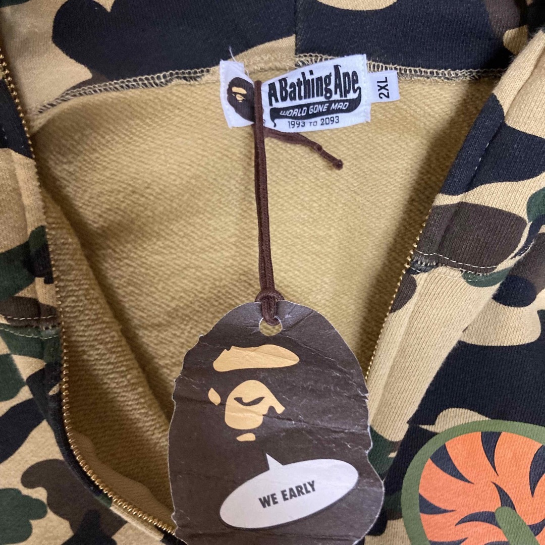 A BATHING APE　エイプ　シャークパーカー　2XL　黒