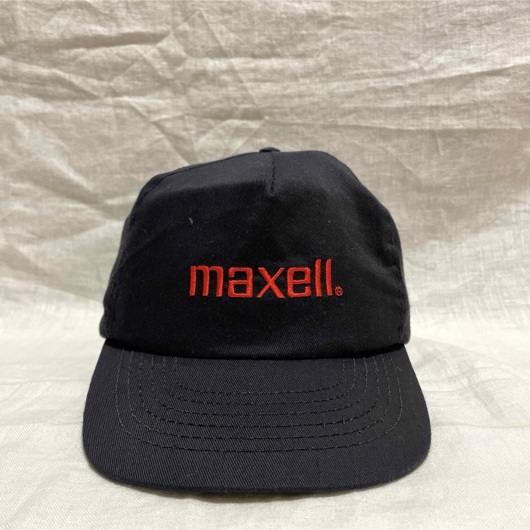 USA製 ヴィンテージ  maxell スナップバック キャップ マクセル 企業