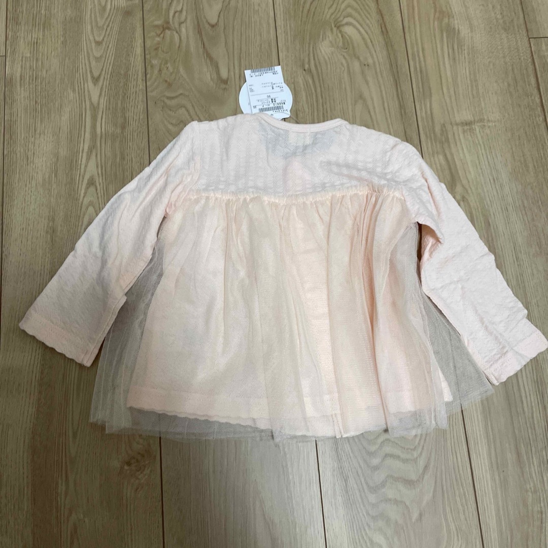 kid’s zoo(キッズズー)のカットーソ　90センチ キッズ/ベビー/マタニティのキッズ服女の子用(90cm~)(Tシャツ/カットソー)の商品写真