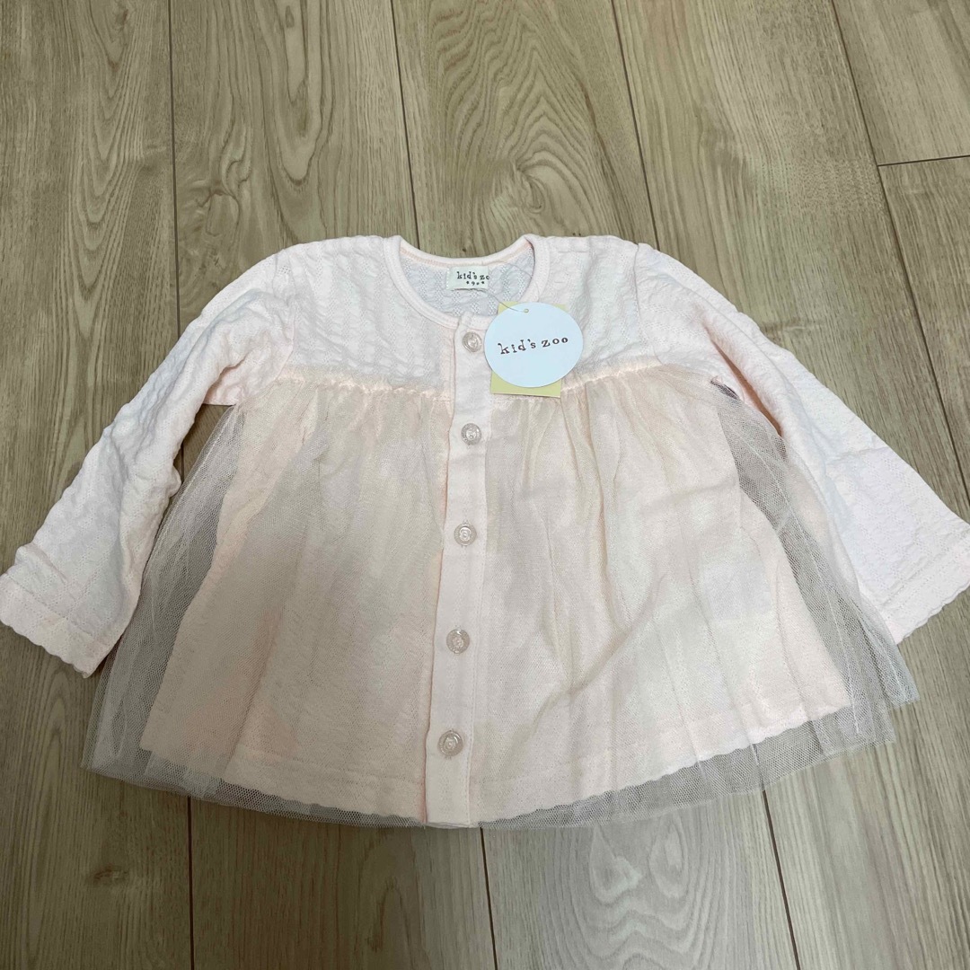 kid’s zoo(キッズズー)のカットーソ　90センチ キッズ/ベビー/マタニティのキッズ服女の子用(90cm~)(Tシャツ/カットソー)の商品写真