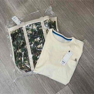 ビューティフルピープル(beautiful people)の【新品】リバーシブルT、トートバッグ　gu beautiful people(Tシャツ(半袖/袖なし))