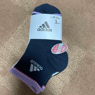 アディダス(adidas)のadidas 子供用靴下3足セット　19-21cm(靴下/タイツ)