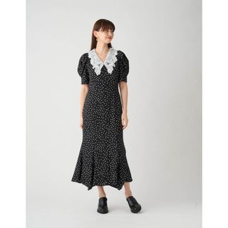 今季 新品♡大人気♡新作 黒 タグ付き ロングワンピース 大人綺麗 好感度大◎