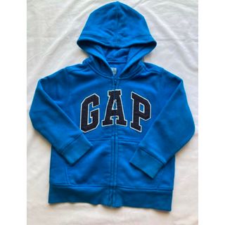 ベビーギャップ(babyGAP)のbaby GAP パーカー　110サイズ　青　ブルー(ジャケット/上着)