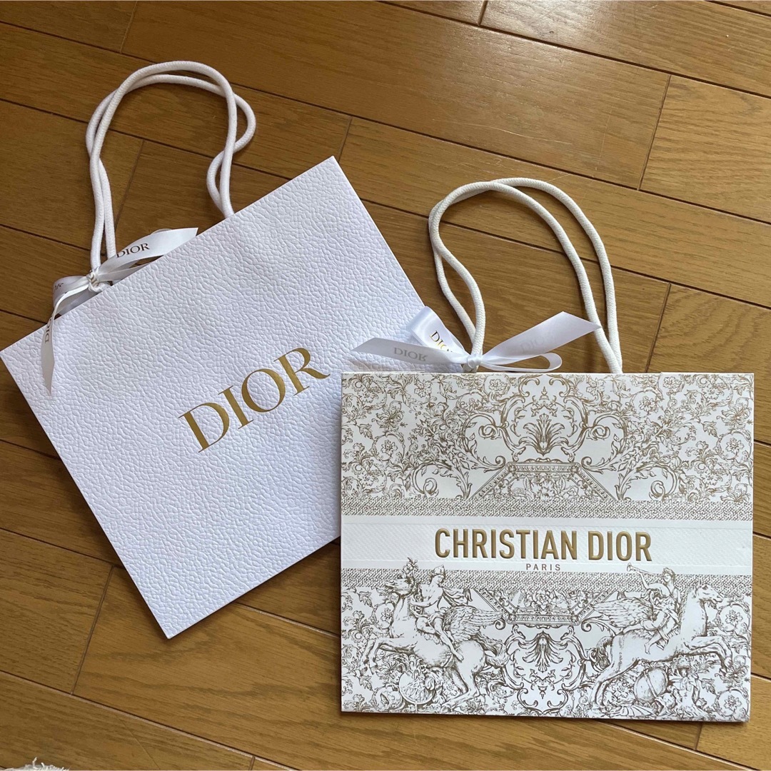 Dior ディオール ショッパー ショップ袋 特大 2枚 - ラッピング・包装