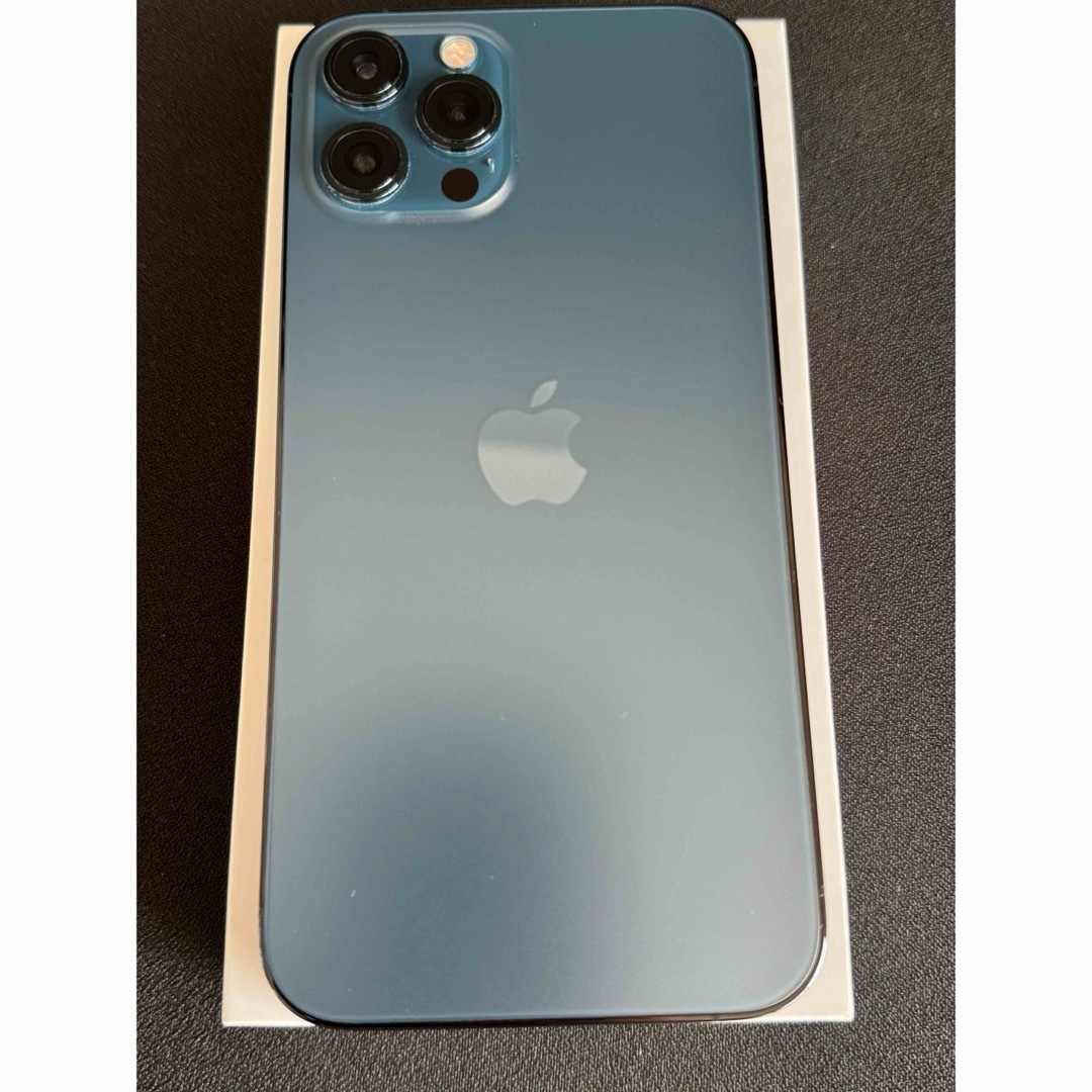 iPhone(アイフォーン)のiPhone12 Pro Max 128GB パシフィックブルー スマホ/家電/カメラのスマートフォン/携帯電話(スマートフォン本体)の商品写真