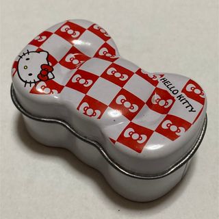 サンリオ(サンリオ)のレア サンリオ HELLOKitty 缶 白　2006年製 キティ きてぃ(キャラクターグッズ)