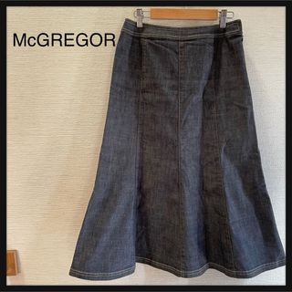 マグレガー(MacGregor)のMcGREGOR マックレガー　デニム　ロングスカート　ステッチ　M(ロングスカート)