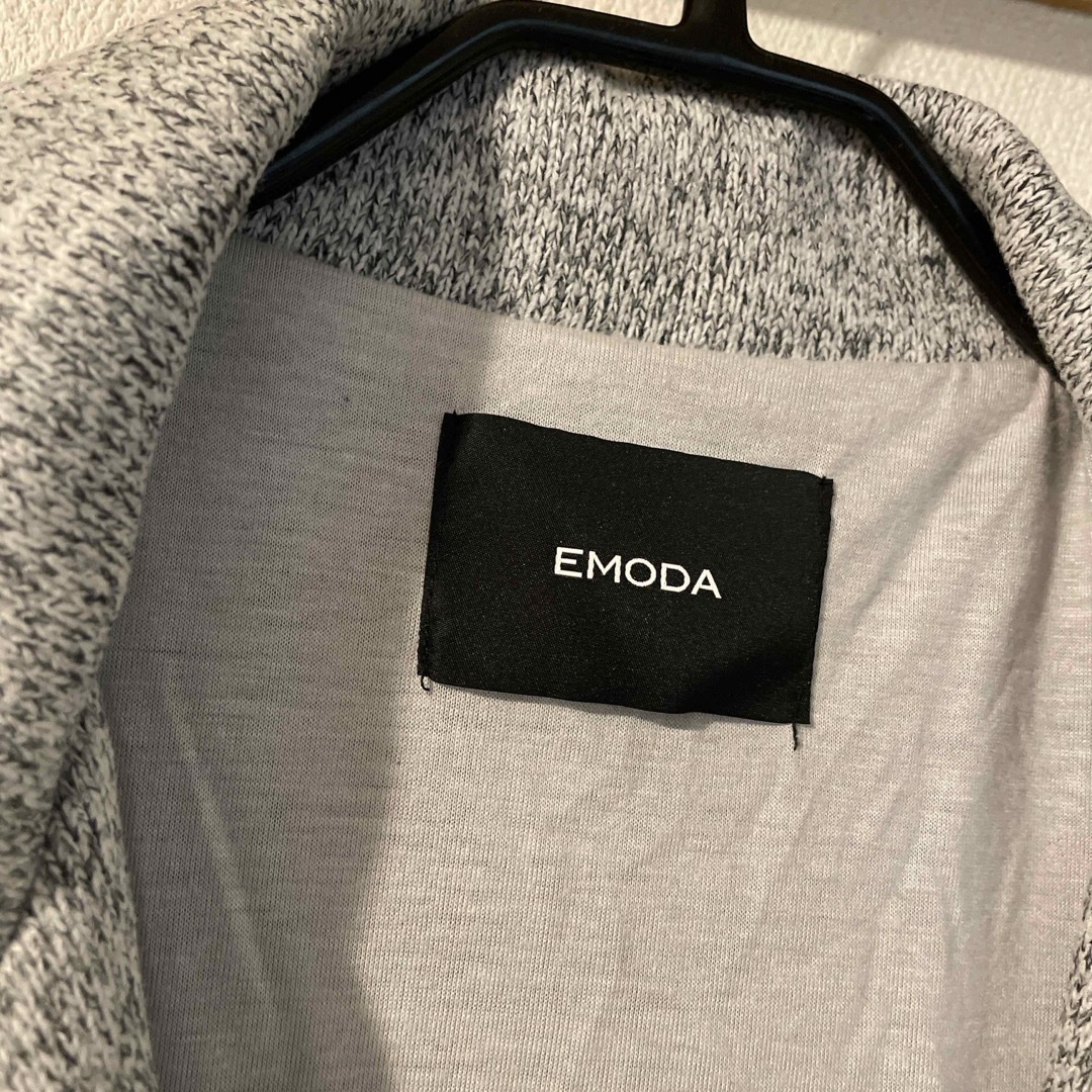 EMODA(エモダ)の美品♡EMODA グレー コート♡ レディースのジャケット/アウター(ロングコート)の商品写真