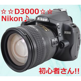 ❤️初めての一眼はコレ✨ショット数487回！★ニコン D3000❤️