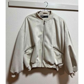 ザラ(ZARA)のZARA スウェードブルゾン(ブルゾン)