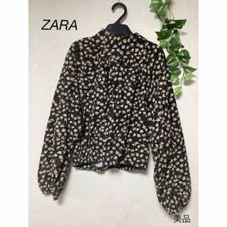 ザラ(ZARA)の⭐︎美品⭐︎ZARA トップス　コスモス　sizeL(シャツ/ブラウス(長袖/七分))