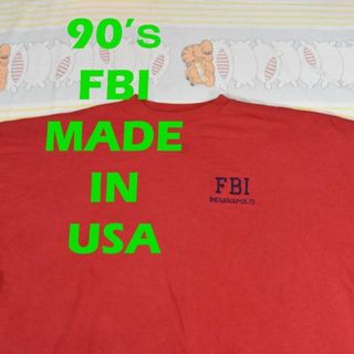 FBI 90’ｓ スウェット 13213c USA製 ビンテージ 00 80(スウェット)