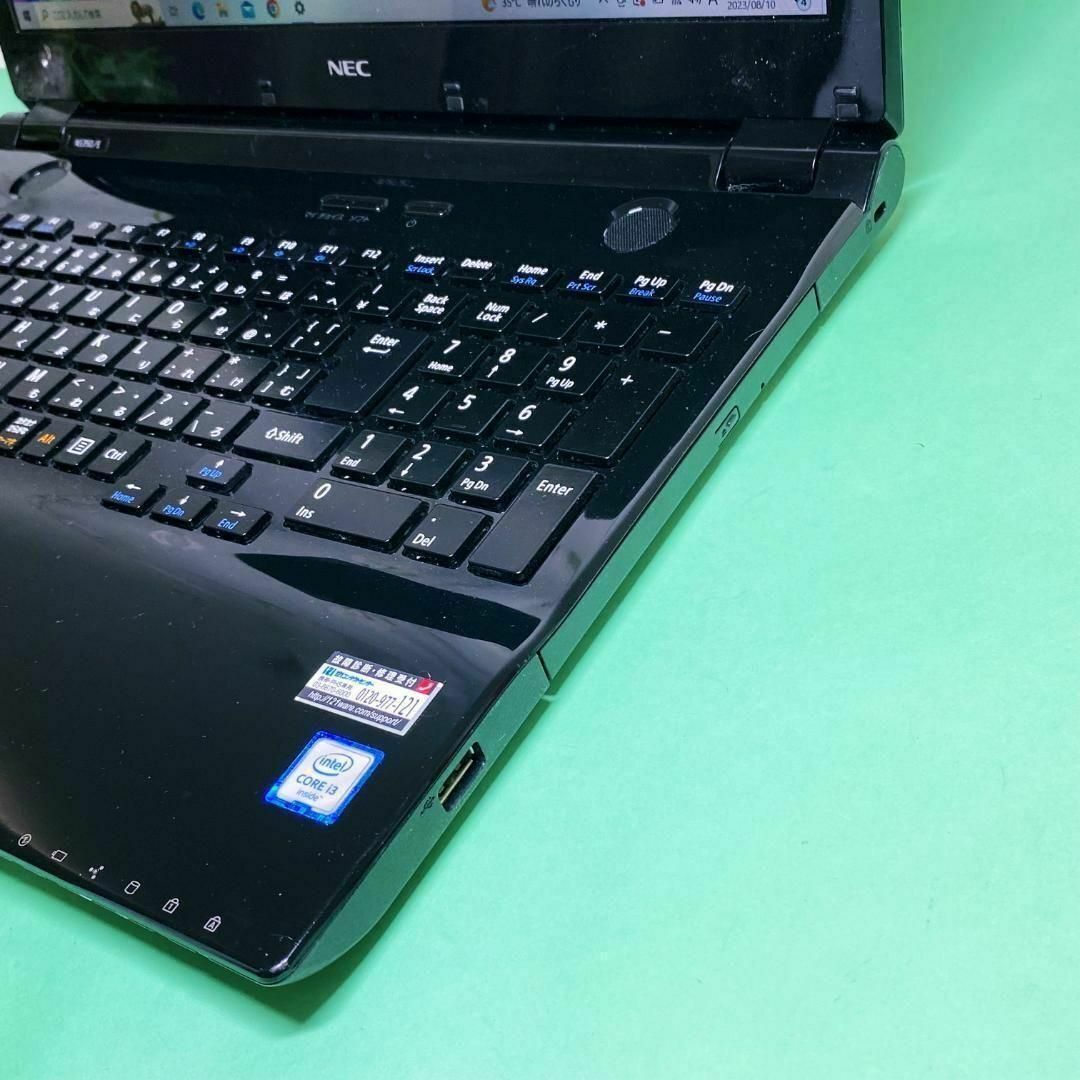 NEC - A55【美品】爆速SSD⭐️ブルーレイ⭐️カメラで学習⭐️薄型黒