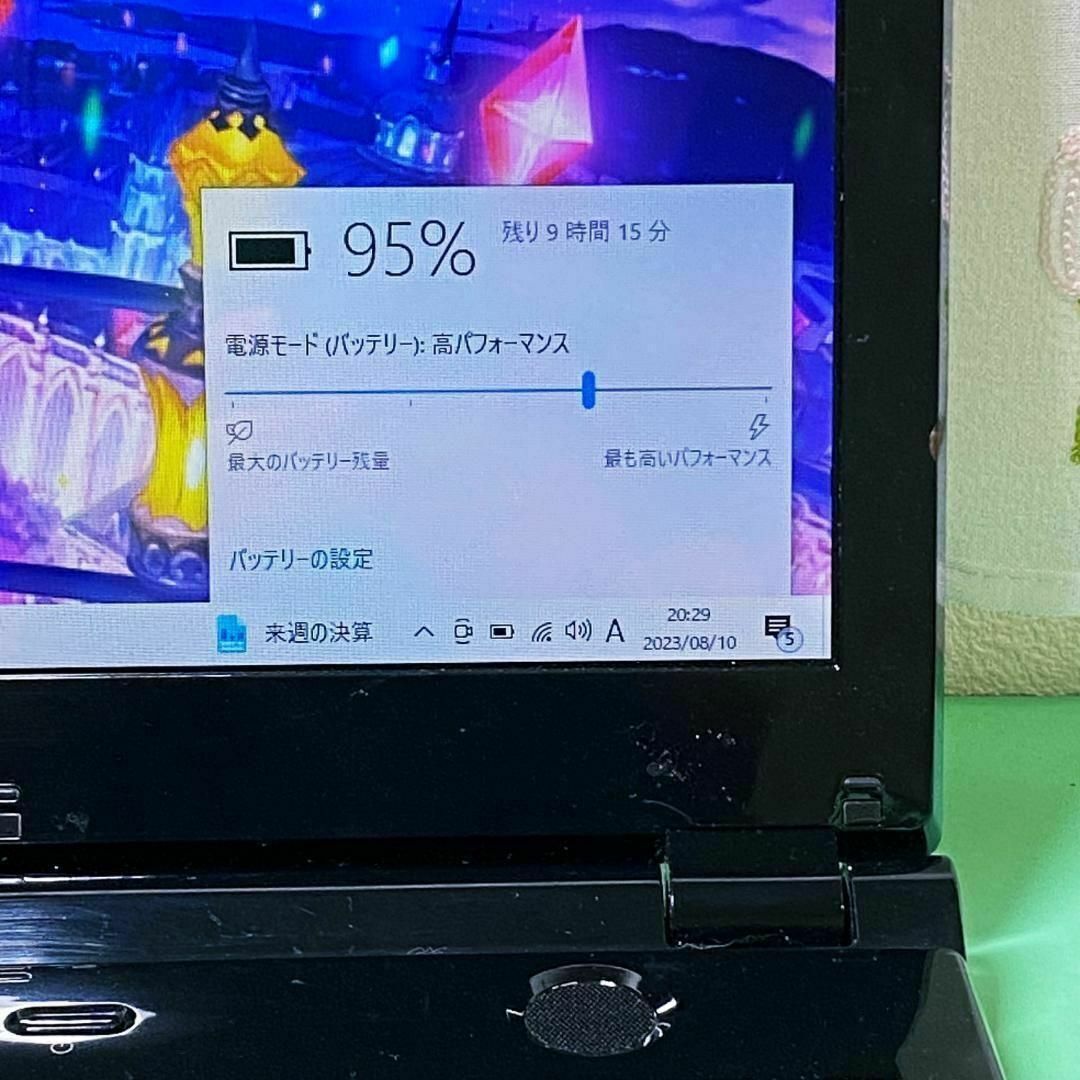 NEC - A55【美品】爆速SSD⭐️ブルーレイ⭐️カメラで学習⭐️薄型黒