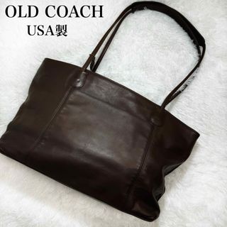 ◇美品◆ COACH コーチ 約6.2万 総本革 レザートートバッグ 鞄
